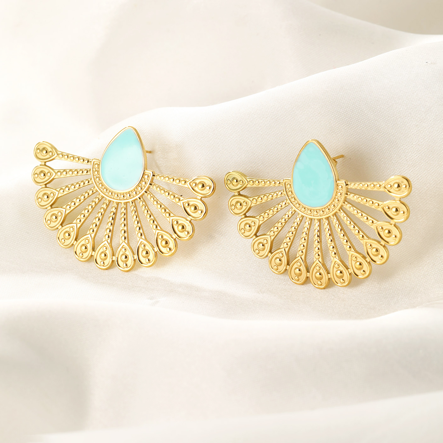 Ivanda Stainless Steel Statement Earrings YWD1-E3127638