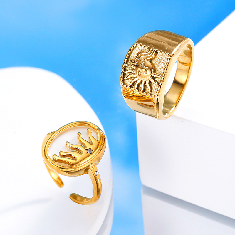 Ivanda Stainless Steel Shell Rings YHTSR-2501319